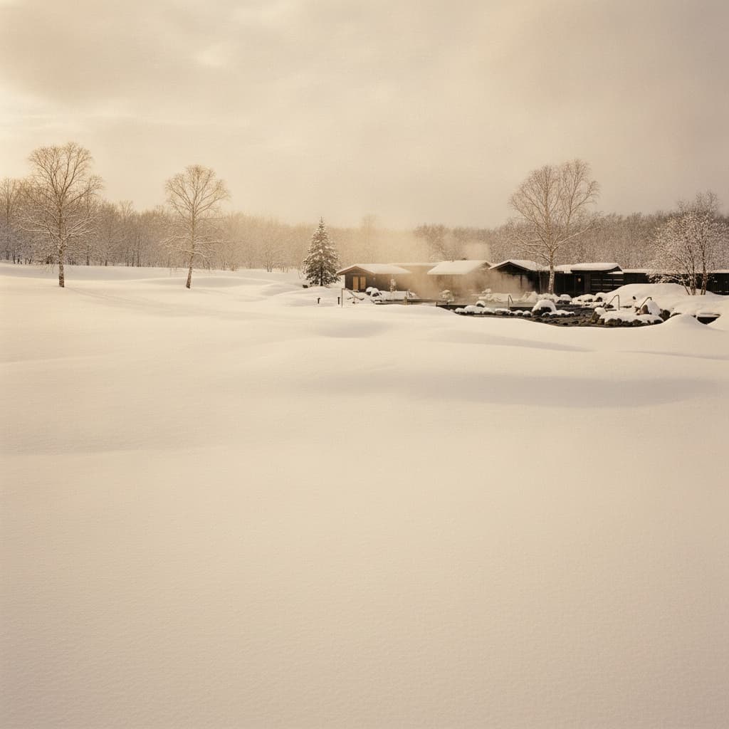 北海道.雪原與留白美學
